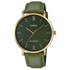 Casio - Reloj Mtp-Vt01Gl-3B Hombre Analogo Cuero