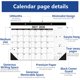 thumbnail image 3 of Calendario de Escritorio Wabhas 2026-2027 43x30cm 18 Meses, 3 of 6