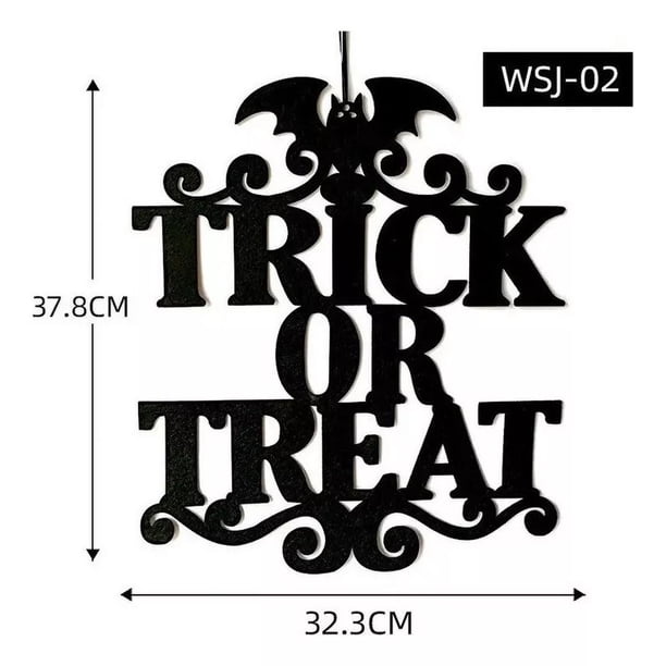 Puerta De Halloween Decoraciones Colgantes De Madera