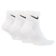 thumbnail image 2 of Calcetines Nike Everyday Acolchonados para entrenamiento de tobillo (3 pares), 2 of 5