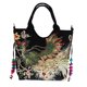 thumbnail image 1 of bordado de pavo real hecho a mano étnica bolsa de hombro de viaje bolsas de las mujeres negro, 1 of 5