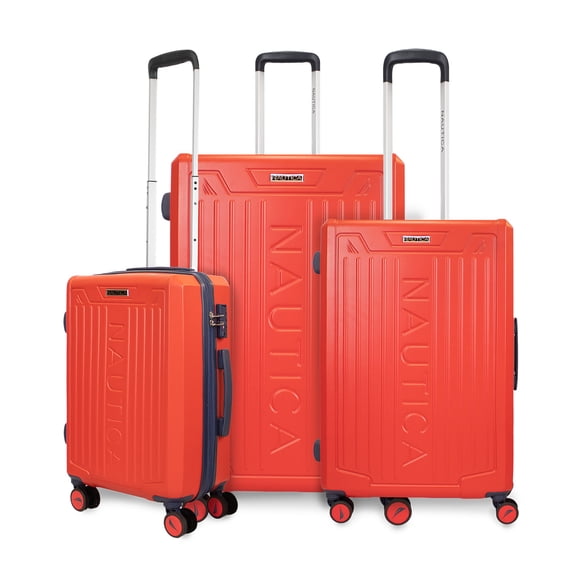 Set 3 Maletas Copper Nautica S+M+L Cabina 10kg Mediana 20kg y Grande 23kg naranja