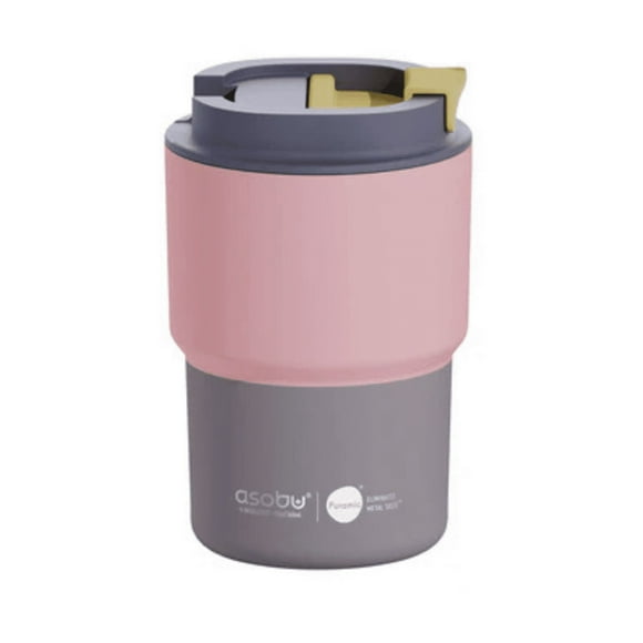 Taza Termica Coffee Express Naranja Pastel