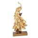 thumbnail image 1 of Estatuilla De Adorno De Estatua De Pavo Real, Regalo Para Estantería, Gabinete, Decoración Artística, Dorado S, 1 of 3