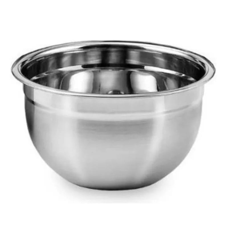 Tazon Bowl Cuenco Acero Inoxidable Reposteria Pocillo Fuente Wakeshome 22cm
