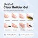thumbnail image 3 of Gel Constructor Beetles Gel Polish 30 ml Pack 2 Unidades Transparente, 3 of 8
