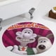 thumbnail image 5 of Película Sin Título de Wallace y Gromit Alfombra Redonda de Felpa Coral, Antideslizante, No Desprende Pelusas, Lavable y Duradera para Salón, Dormitorio y Habitación de Niños 60cm, 5 of 6
