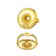 thumbnail image 5 of Pendientes Con Parte Trasera Para Adultos Y Mujeres, Para Uso Diario, Fiesta, Halloween, Dorado, 5 of 5