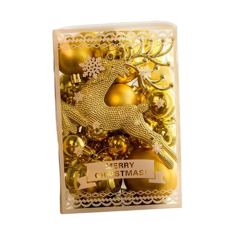 Bothyi - Adornos De Bolas De Navidad Bola Decorativa De Navidad Para El Dormitorio Fiesta Vacaciones Aureate