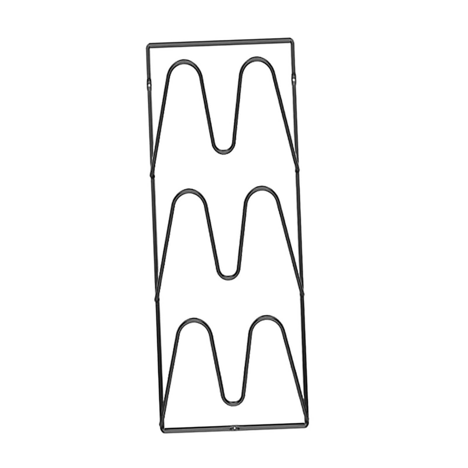 Magideal - Estante Para Tapas De Ollas, Soporte Para Tapas De Ollas, 3 Niveles Para Almacenamiento De Cocina, Hierro, Cubierta Colgante Para Ollas, Estante De Al