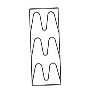 Magideal - Estante Para Tapas De Ollas, Soporte Para Tapas De Ollas, 3 Niveles Para Almacenamiento De Cocina, Hierro, Cubierta Colgante Para Ollas, Estante De Al