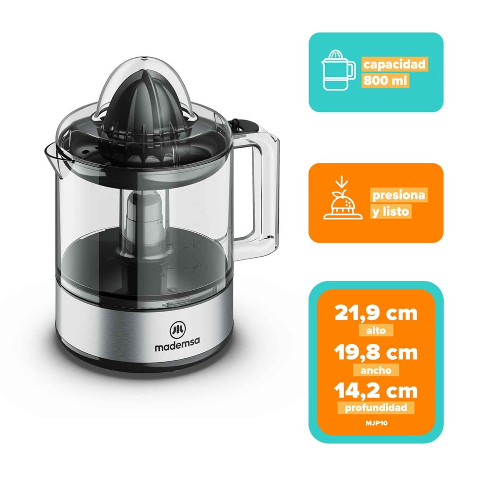 Extractor de Jugo Cítricos 0,8 L MJP10 Gris, foto 8