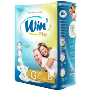 Win - Plus Pañales Para Adultos Talla G 8U