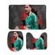 thumbnail image 1 of Gianluigi Donnarumma Juego de 3 alfombras de baño de coral fleece: tapete de baño + alfombra de inodoro en forma de U + funda de tapa de inodoro en forma de O, 1 of 6