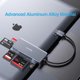 thumbnail image 4 of Lector de tarjetas ZIYUETEK USB C USB3.0 5 en 1 para SD/TF/CF/Micro SD/MS/M2, 4 of 7