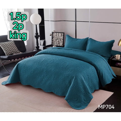 Bella Sophia - Cubrecama 2 Plazas Turq Uter