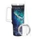 thumbnail image 3 of Academia Sobrenatural Vaso aislado de acero inoxidable con asa, diseño temático, regalo para familia, amigos y fans; incluye pajita y encaja en el portavasos estándar, 40 oz, 3 of 6