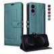 thumbnail image 2 of Premium Wallet Case for Samsung Galaxy S25 Edge with Card Slots & Kickstand, Flip Cover Green, 2 of 6
