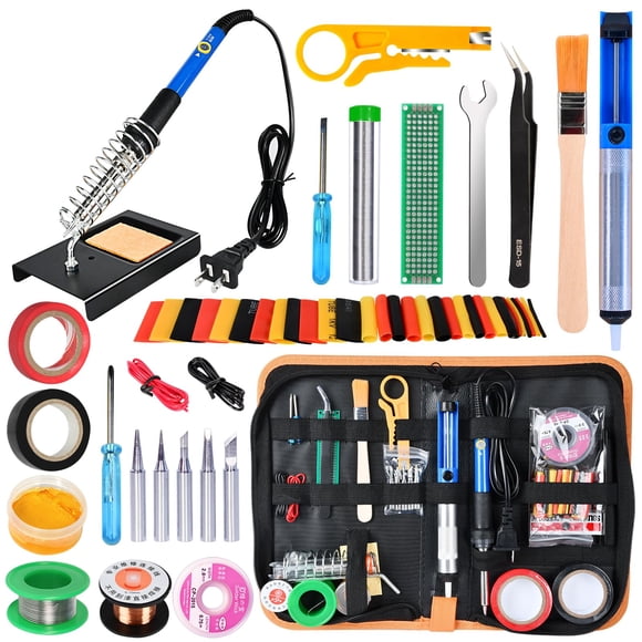 Kit De Soldador 60w 110v Temperatura Ajustable