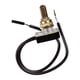 thumbnail image 1 of Interruptor para electrodomésticos Jandorf 6A, pulsador unipolar, negro/latón, 1 of 2