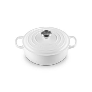 Horno Sauteuse Le Creuset De Hierro Fundido Esmaltado De 3,5 L, Color Blanco