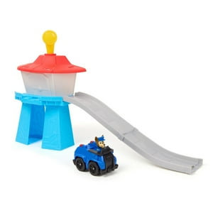 Vehículo Paw Patrol Mini Torre Chase Con Auto