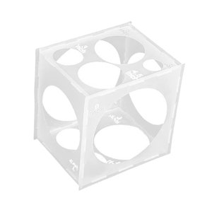 Bothyi - Caja Medidora De Globos, Cubo, Hogar Resistente Para Celebración De Compromiso Navideño