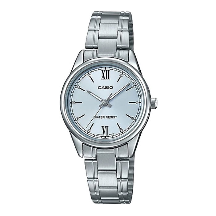 Casio - Reloj Análogo Plateado Ltp-v005d-2b3