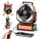thumbnail image 1 of Ventilador de camping Socool, batería recargable de 20000 mAh, 112 horas, 1 of 7