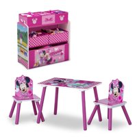 Set Juego De Mesa Y Organizador Infantil Minnie Mouse Delta Children