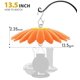 thumbnail image 3 of Alimentador para aves andergi 34 cm con protector contra la lluvia – Pack de 2, naranja, 3 of 7