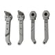 thumbnail image 5 of Juego de brazos de Motor de 4 Uds., montaje delantero y trasero, accesorio DIY, marco de cuerpo, piezas de reparación de brazos de eje ligero para gris, 5 of 5