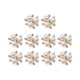 thumbnail image 3 of 10 Botones De Cuentas De Diamantes De Imitación Con Reverso Plano Para Accesorios De Ropa, 3 of 5
