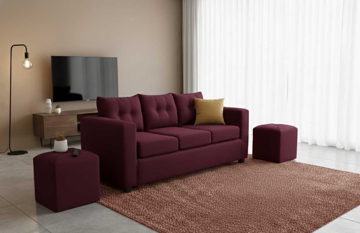 Fancy Hogar - Sofa Venecia 3 Cuerpos