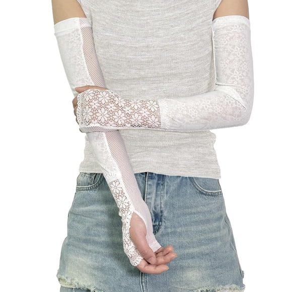Manga de brazo Eeuwigegelofte de seda hielo con protección UV
