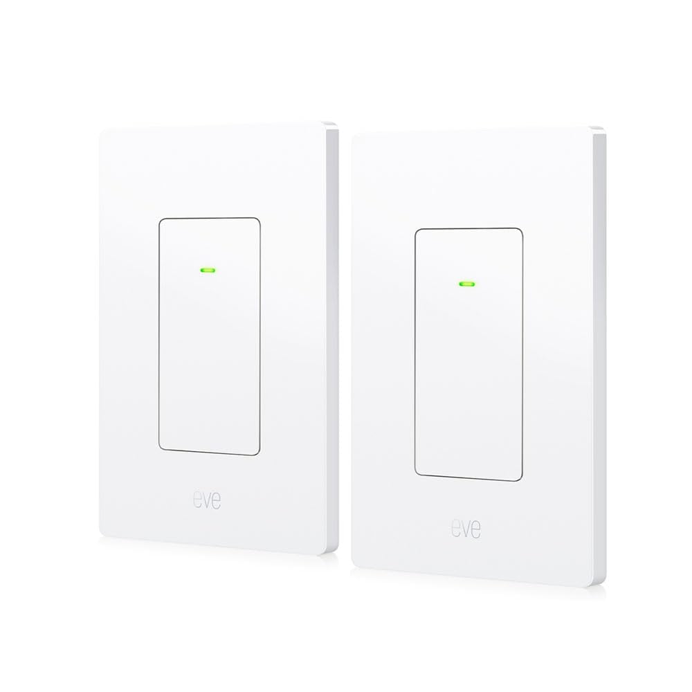 Interruptor De Pared Inteligente Eve Light Switch (matter), Paquete De 2