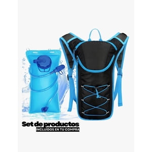 Riqui - Mochila Hidratacion Ciclismo Azul