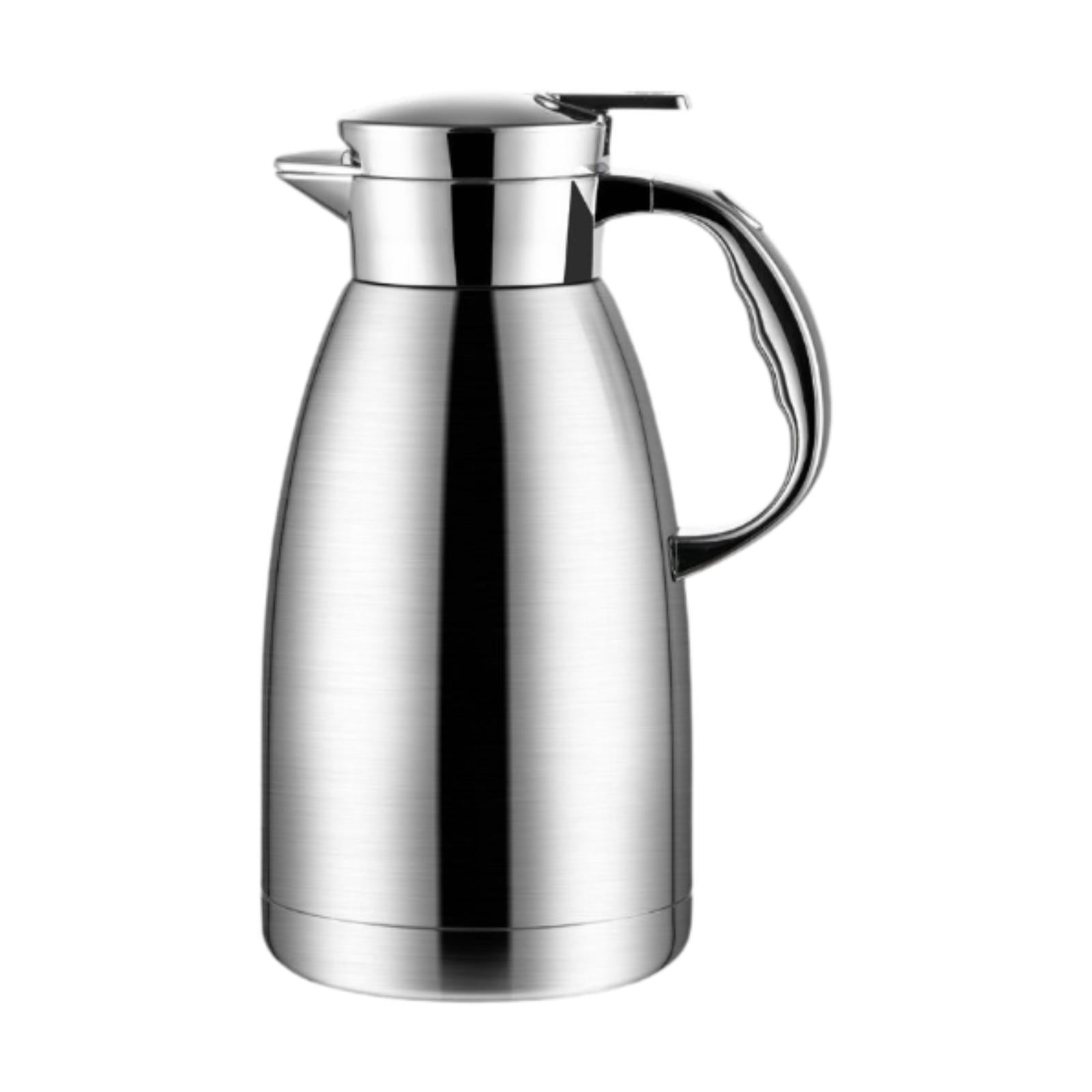 Bothyi - Jarra De Café De Acero Inoxidable De 2,3 L Para Bebidas, Agua Y Líquidos Calientes.