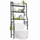 thumbnail image 1 of Mueble Organizador Estante Para Baño Inodoro Wc 3 Niveles Gm Negro, 1 of 6