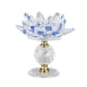 thumbnail image 2 of Candelabro De Candelabro De Candelita De Loto De Vidrio Para Decoración De Fiesta En Casa Azul, 2 of 5