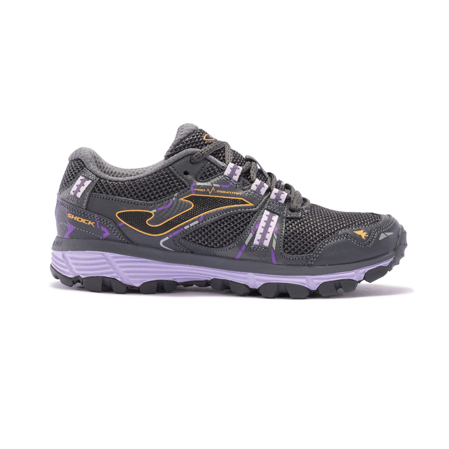Zapatilla Trail Running Mujer Shock Gris Joma