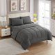 thumbnail image 1 of Set de edredón Sweet Home Collection Gray King, 7 piezas, 1 of 6