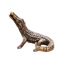 Magideal - Estatuilla De De Latón, Escultura De , Regalo Pequeño Único, Adornos De Animales De Cobre, Artesanías, Decoración Realista Para El