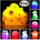 thumbnail image 3 of Juguetes de Baño JASNKKONT 8 Piezas Animales de Goma Flotantes con Luz, 3 of 7