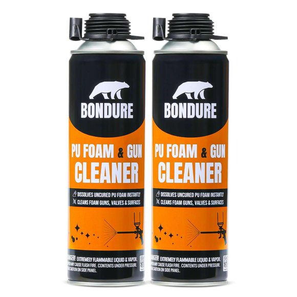 Limpiador de pistola BONDURE 390 ml Solvente para espuma de poliuretano