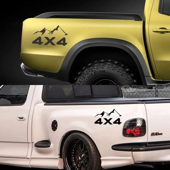 Vinilo Adhesivo para Tu Auto 4x4 y los Que Aman las Montañas