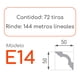 thumbnail image 2 of Cornisa E14 50 x 50mm x 2mt xPS Caja 72 unidades, 2 of 3
