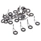 thumbnail image 2 of 25 piezas de una sola pierna guías de caña de pescar anillo de ojo kit de reparación de varilla de bricolaje 008, 2 of 3