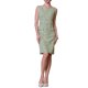 thumbnail image 1 of INSPIRE CHIC Vestido sin mangas de tweed para mujer, atuendo de maestra para el regreso a clases, vestido de oficina con cuello barco, talla XL, verde, 1 of 5