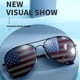 thumbnail image 3 of Paquete de 3 gafas de sol estilo aviador con la bandera estadounidense, accesorio patriótico para el 4 de julio., 3 of 6